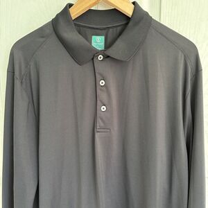 PRO TOUR GOLF POLO MOISTURE WICKING BLACK  AIR PLAY SIZE-L